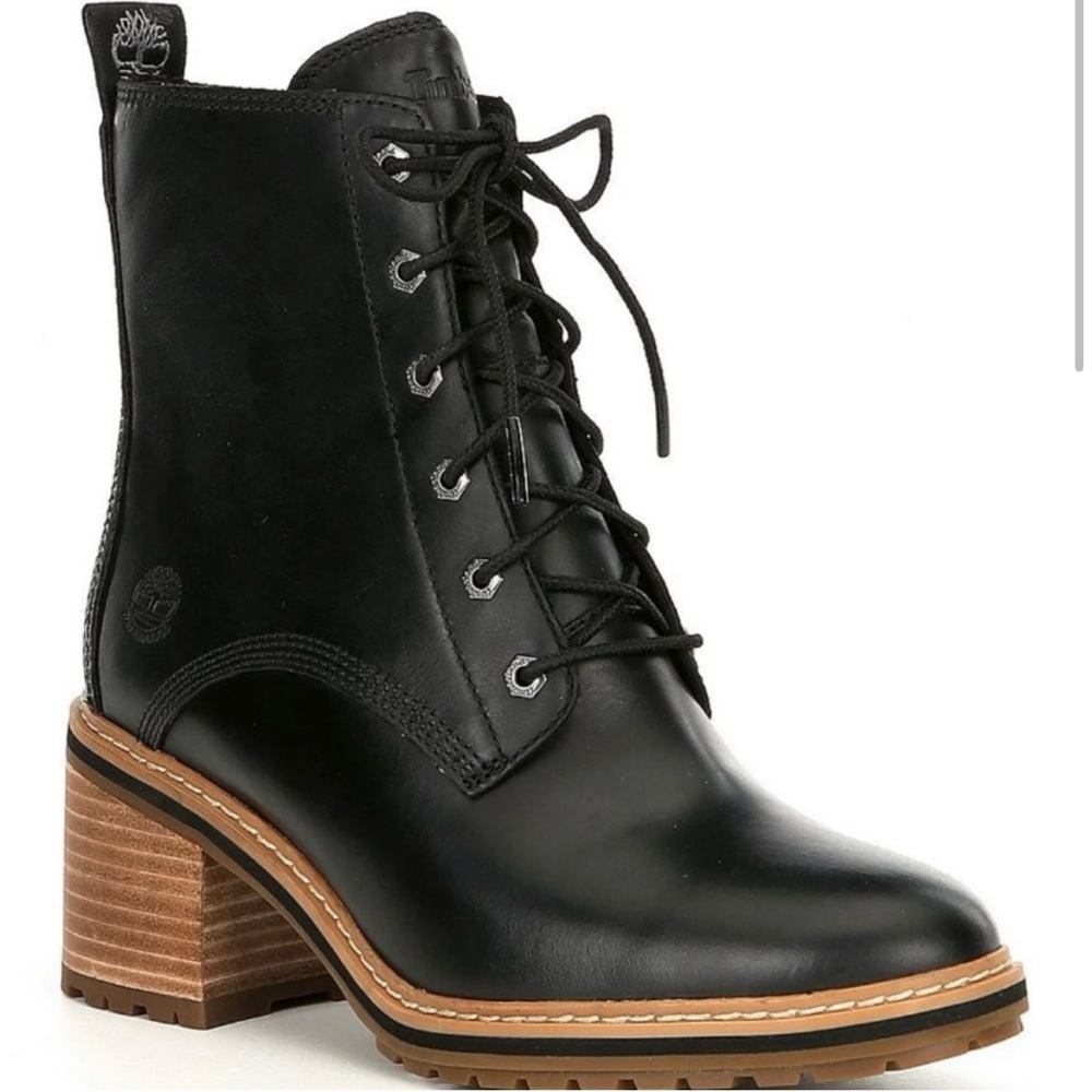Timberland Sienna High Women's Black Lace Up Boots